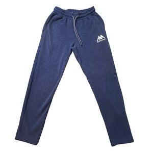 Kappa Sweatpants Mens Small Blue Joggers Omini Logo Drawstring Athletic Pants
